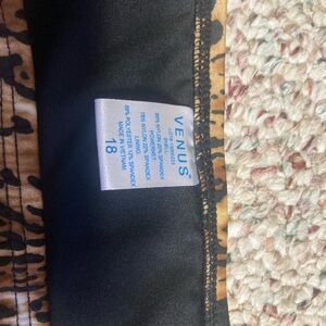 Venus swimwear cheetah print bottom size 18. Mint condition